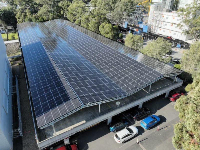 Solar at Joule Junction — connected system context